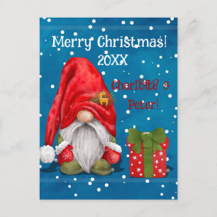 Cartão Postal Festa de Natal Personalizável