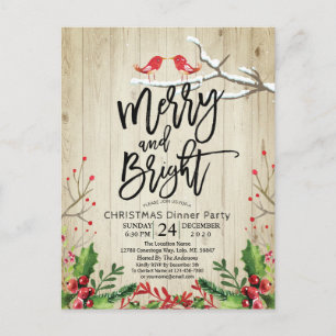 Cartão Postal Festa de Papais noeis de Férias de Natal Feliz