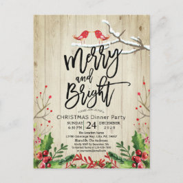 Cartão Postal Festa de Papais noeis de Férias de Natal Feliz