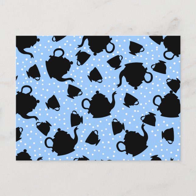 Cartão Postal Festa de Tumbling Tea (Frente)