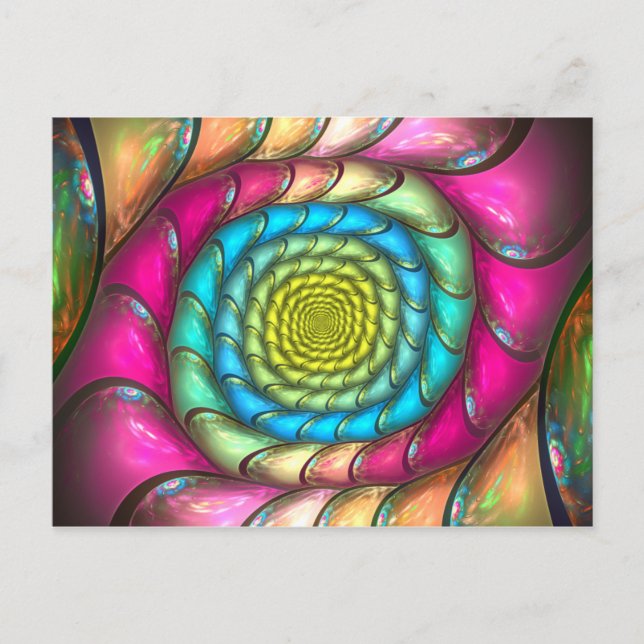 Cartão Postal Festa derretida (Frente)