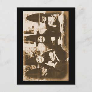 Cartão Postal Festa do Chá das Bruxas – sépia