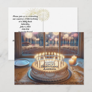 Cartão Postal Festa dos 250 Anos da América