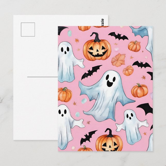 Cartão Postal Festa Fantasma A Rosa (Frente/Verso)