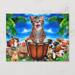 Cartão Postal Festa na fazenda