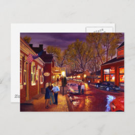 Cartão Postal Festa Noite Festiva