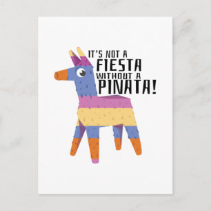 Cartão Postal Festa Pinata