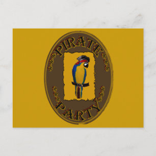 CARTÃO POSTAL FESTA PIRATA