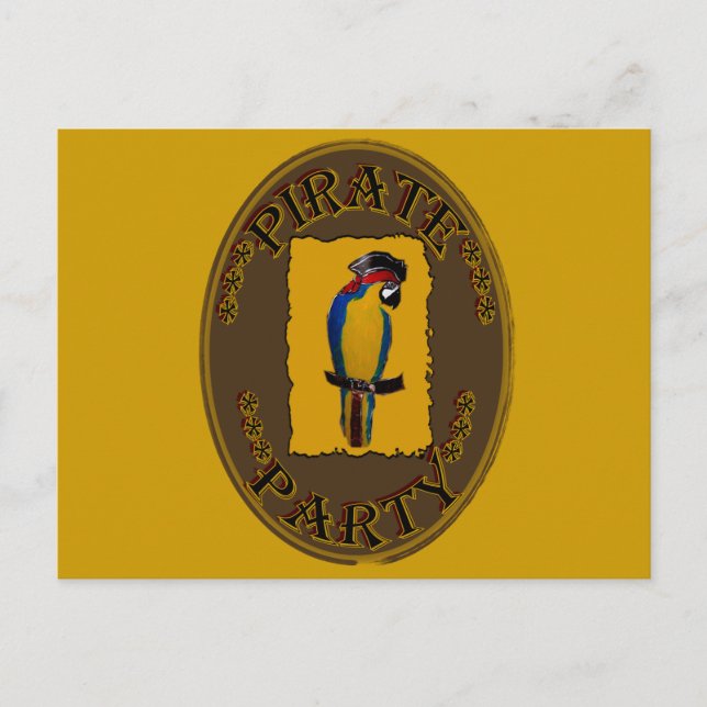 CARTÃO POSTAL FESTA PIRATA (Frente)