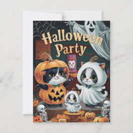 Cartão Postal Festa Spooktacular de Halloween