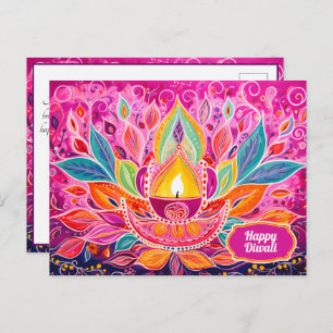 Cartão Postal Festas Radiantes: Uma Celebração Dazecore