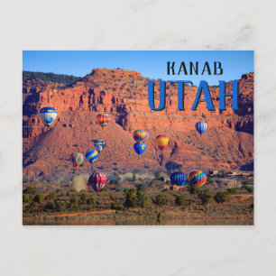Cartão Postal Festival de Balão de Kanab Utah