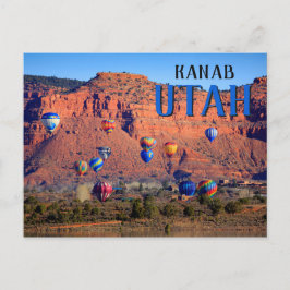 Cartão Postal Festival de Balão de Kanab Utah