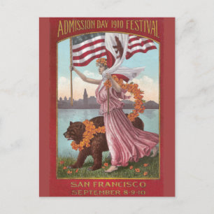 Cartão Postal Festival de São Francisco 1910