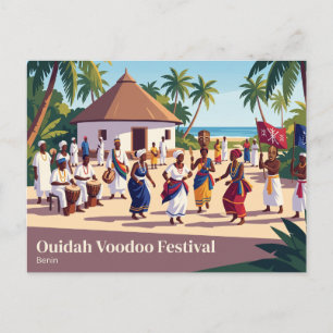 Cartão Postal Festival de Vodu de Ouidah Benim
