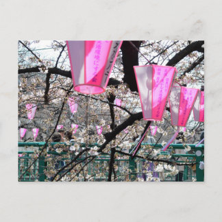 Cartão Postal Festival do Flor de Cereja do Rio Meguro