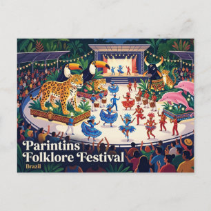 Cartão Postal Festival Folclórico de Parintins Brasil