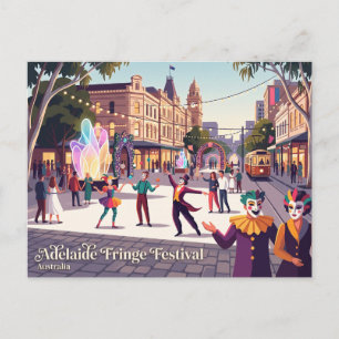 Cartão Postal Festival Fringe de Adelaide Austrália