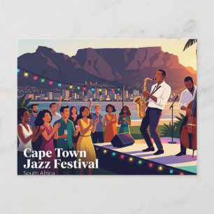 Cartão Postal Festival Internacional de Jazz de Cape Town África