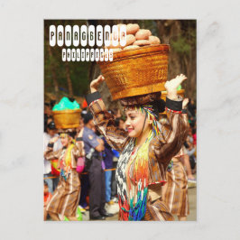 Cartão Postal Festival Panagbenga em Baguio Filipinas