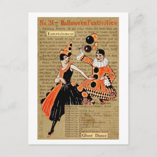 Cartão Postal Festividades de Halloween