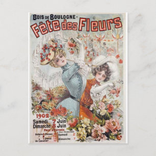 Cartão Postal Fete de Fleurs