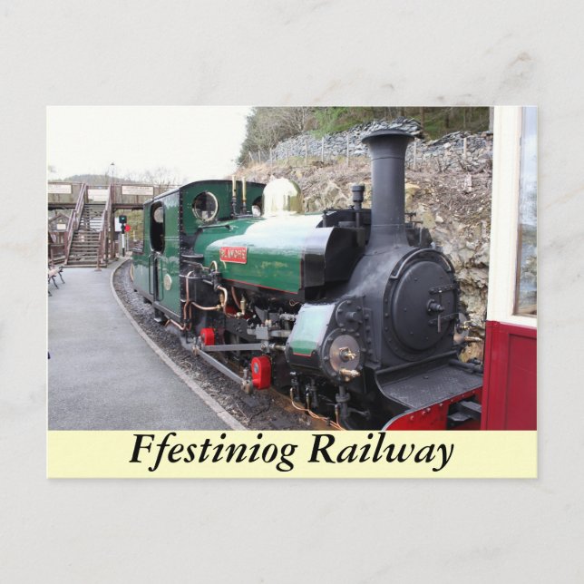 Cartão Postal Ffestiniog (Frente)