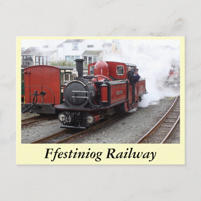 Cartão Postal Ffestiniog (Frente)
