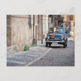 Cartão Postal Fiat 500, Cinquecento em Lanciano, Itália