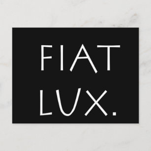Cartão Postal Fiat Lux