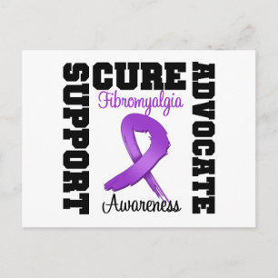 Cartão Postal Fibromialgia Apoio ao Advocate Cure