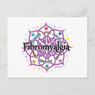 Cartão Postal Fibromialgia Lotus