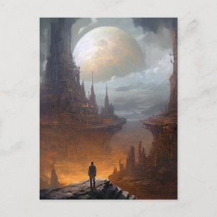 Cartão Postal Ficha científica Paisagem urbana Sci Fi