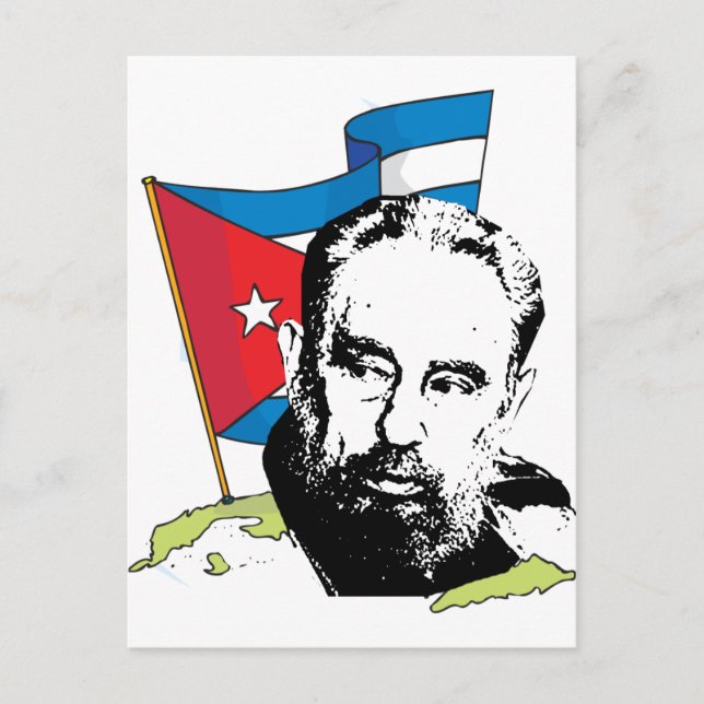Cartão Postal Fidel Castro (Frente)