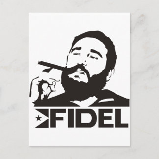 Cartão Postal Fidel Castro