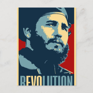 Cartão Postal Fidel Castro - Presidente da Revolução Cubana em C