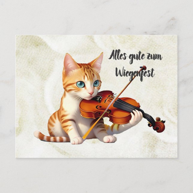 Cartão Postal Fidel Kitty (Frente)