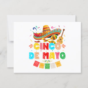 Cartão Postal Fiesta Cinco de Mayo