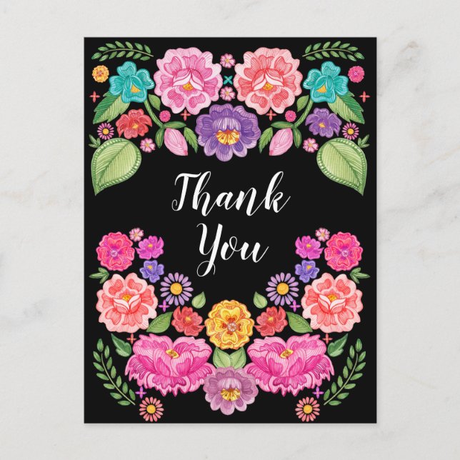 Cartão postal Fiesta Obrigado (Frente)