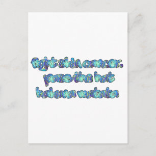 Cartão Postal FIGURA O CANCER SKIN Hakuna Matata Passe o Hat.png