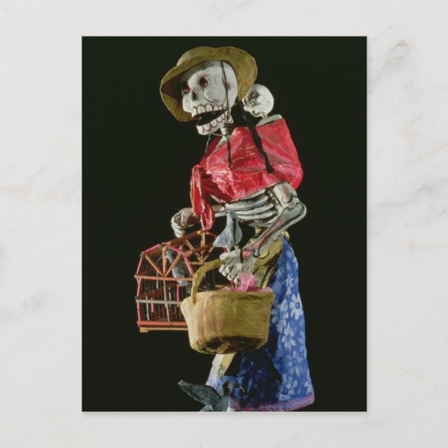 Cartão Postal Figura para o Dia dos Mortos (Frente)