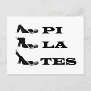 Cartão Postal Figuras do Pilates!