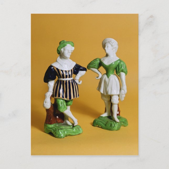 Cartão Postal Figurinas Rockingham da Commedia (Frente)