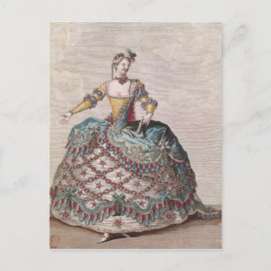 Cartão Postal Figurino para uma mulher indiana