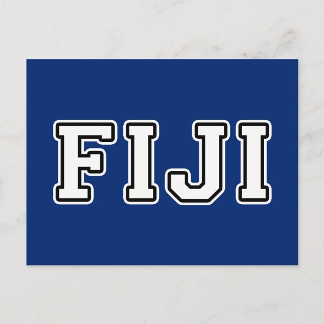 Cartão Postal Fiji (Frente)