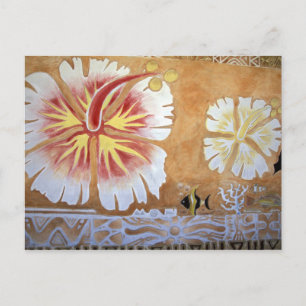 Cartão Postal Fiji, arte mural.