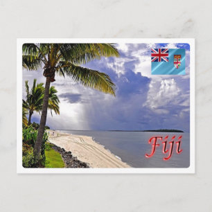 Cartão Postal Fiji - Ilha Denarau -