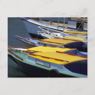 Cartão Postal Fiji, Viti Levu, Lautoka, Pequenos barcos em Porto