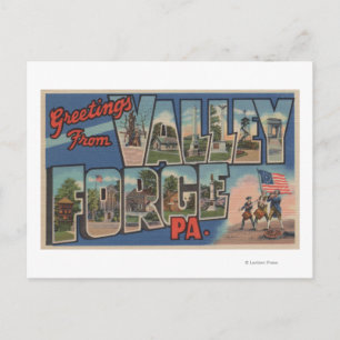 Cartão Postal Filadélfia, Pensilvânia - Valley Forge