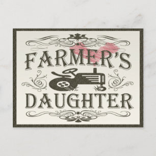 Cartão Postal Filha de Farmer Bonito